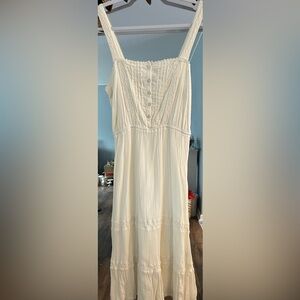 Aerie Dainty Whimsical Off-white dress - Small